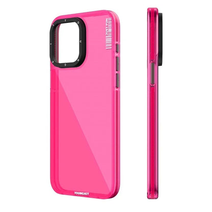 YOUNGKIT For iPhone 15 Plus Case TPU + Aluminum Alloy Shell IMD Mobile Phone Protector