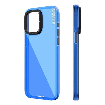 YOUNGKIT For iPhone 15 Plus Case TPU + Aluminum Alloy Shell IMD Mobile Phone Protector