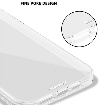 YOUNGKIT For iPhone 15 Plus Case TPU + Aluminum Alloy Shell IMD Mobile Phone Protector