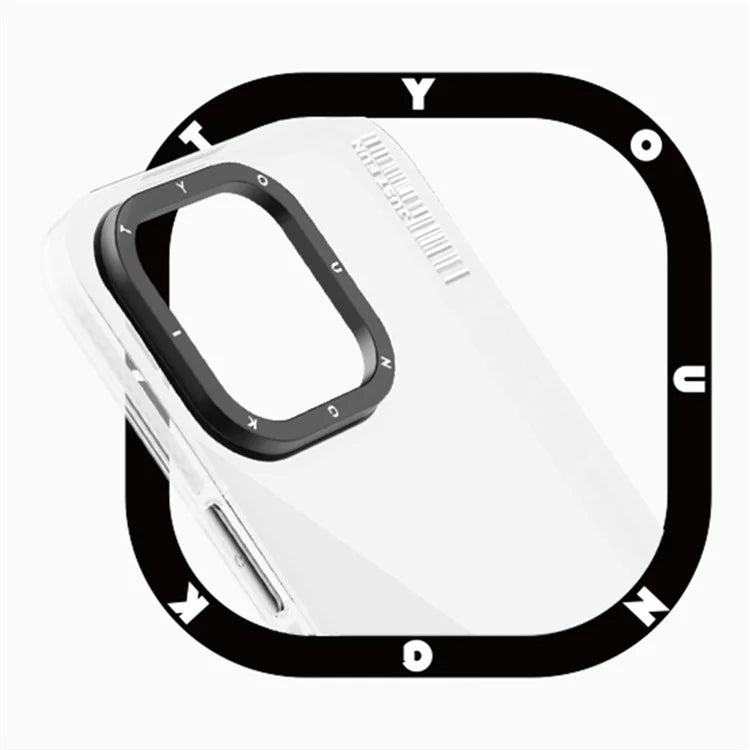 YOUNGKIT For iPhone 15 Plus Case TPU + Aluminum Alloy Shell IMD Mobile Phone Protector