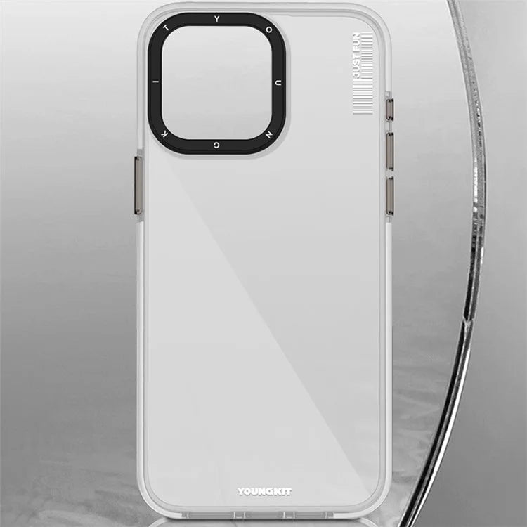 YOUNGKIT For iPhone 15 Plus Case TPU + Aluminum Alloy Shell IMD Mobile Phone Protector