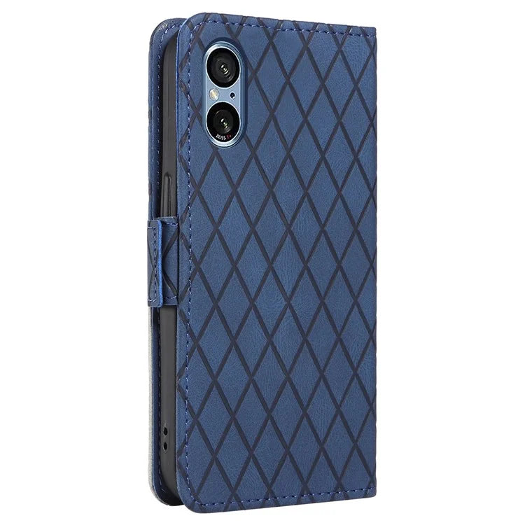 For Sony Xperia 5 V Leather Case Wallet Stand Splicing Phone Cover