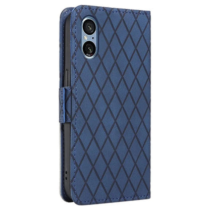For Sony Xperia 5 V Leather Case Wallet Stand Splicing Phone Cover