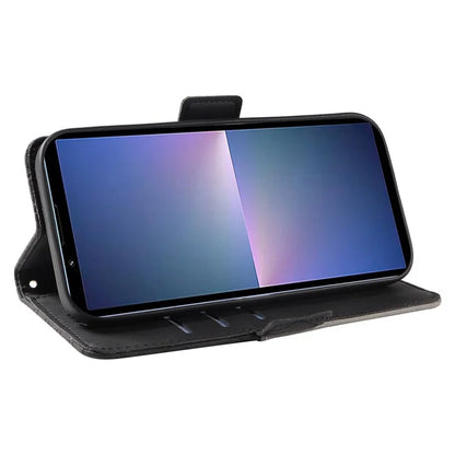 For Sony Xperia 5 V Leather Case Wallet Stand Splicing Phone Cover