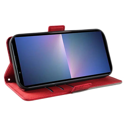 For Sony Xperia 5 V Leather Case Wallet Stand Splicing Phone Cover