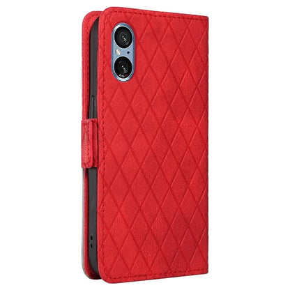 For Sony Xperia 5 V Leather Case Wallet Stand Splicing Phone Cover
