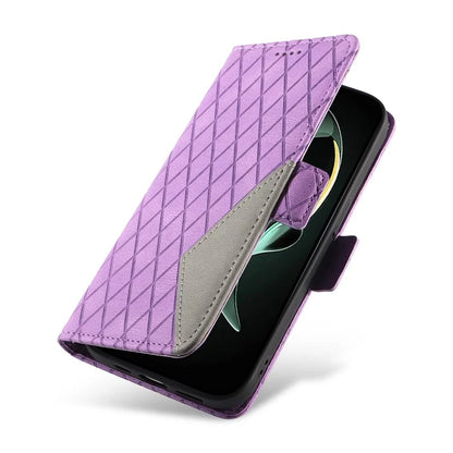 For Xiaomi 13T / 13T Pro / Redmi K60 Ultra Case Rhombus Imprinted Leather Cover