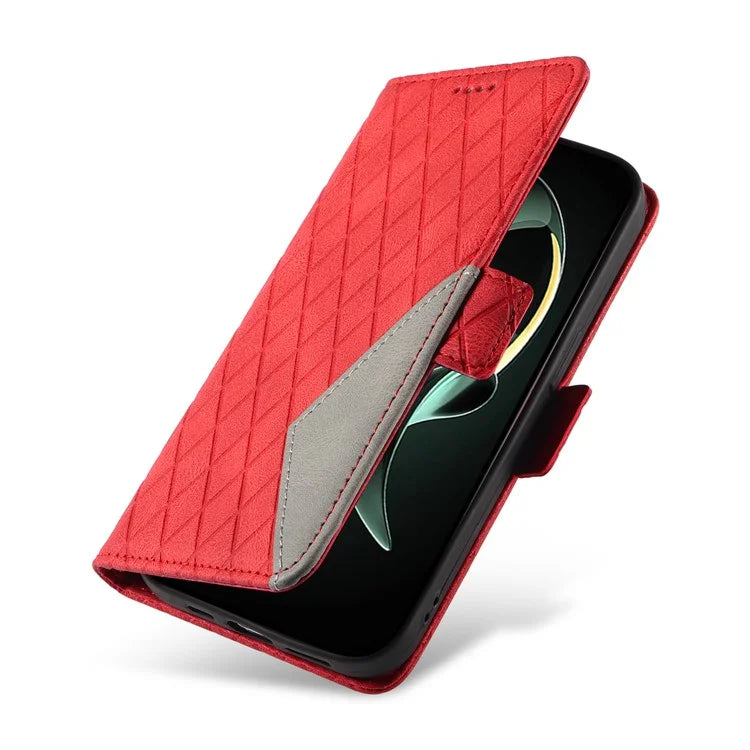 For Xiaomi 13T / 13T Pro / Redmi K60 Ultra Case Rhombus Imprinted Leather Cover