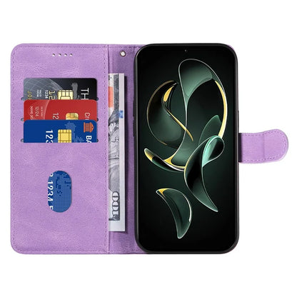 For Xiaomi 13T / 13T Pro / Redmi K60 Ultra Case Imprinted Line Leather Phone Cover