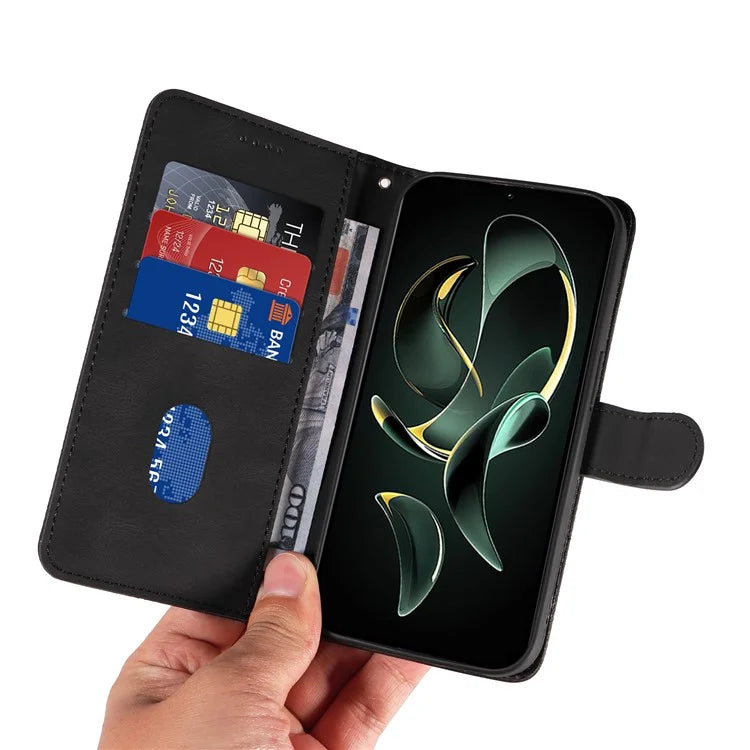For Xiaomi 13T / 13T Pro / Redmi K60 Ultra Case Imprinted Line Leather Phone Cover