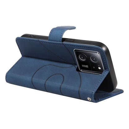For Xiaomi 13T / 13T Pro / Redmi K60 Ultra Case Imprinted Line Leather Phone Cover