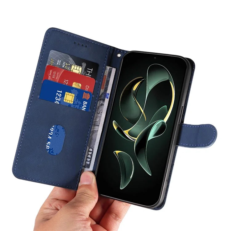 For Xiaomi 13T / 13T Pro / Redmi K60 Ultra Case Imprinted Line Leather Phone Cover