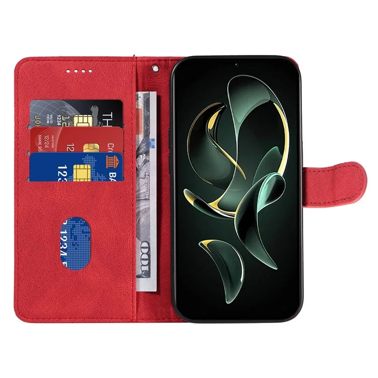 For Xiaomi 13T / 13T Pro / Redmi K60 Ultra Case Imprinted Line Leather Phone Cover