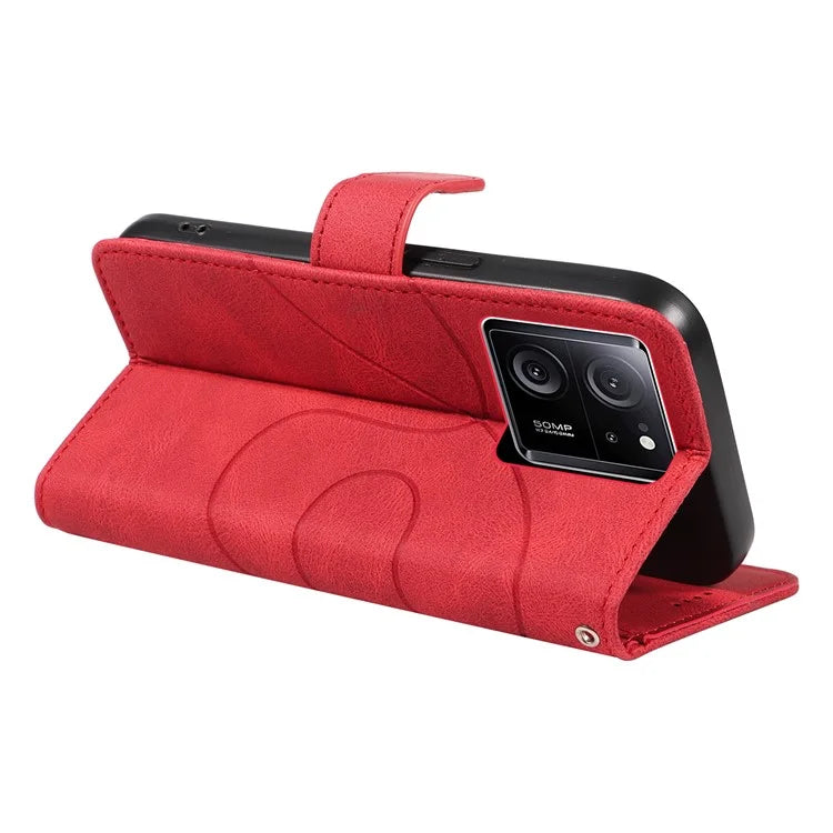 For Xiaomi 13T / 13T Pro / Redmi K60 Ultra Case Imprinted Line Leather Phone Cover