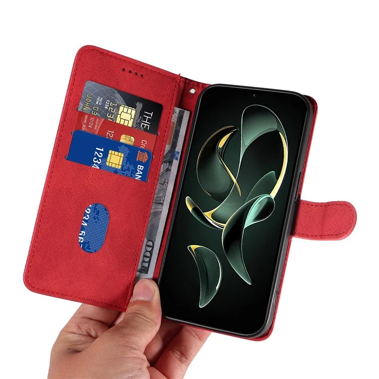 For Xiaomi 13T / 13T Pro / Redmi K60 Ultra Case Imprinted Line Leather Phone Cover
