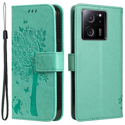 For Xiaomi Redmi K60 Ultra / 13T / 13T Pro KT Imprinting Flower Series-3 Phone Shell Stand PU Leather Wallet Case