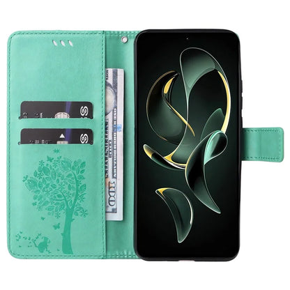 For Xiaomi Redmi K60 Ultra / 13T / 13T Pro KT Imprinting Flower Series-3 Phone Shell Stand PU Leather Wallet Case
