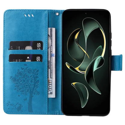For Xiaomi Redmi K60 Ultra / 13T / 13T Pro KT Imprinting Flower Series-3 Phone Shell Stand PU Leather Wallet Case