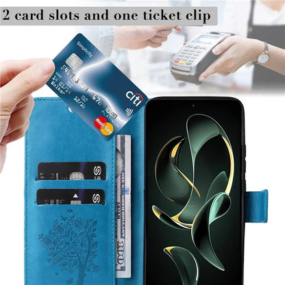 For Xiaomi Redmi K60 Ultra / 13T / 13T Pro KT Imprinting Flower Series-3 Phone Shell Stand PU Leather Wallet Case