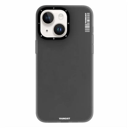 YOUNGKIT For iPhone 15 Case Drop Resistant PET+TPU Matte Phone Cover