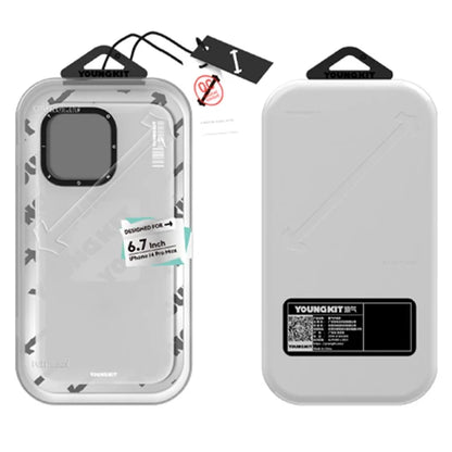 YOUNGKIT For iPhone 15 Case Drop Resistant PET+TPU Matte Phone Cover