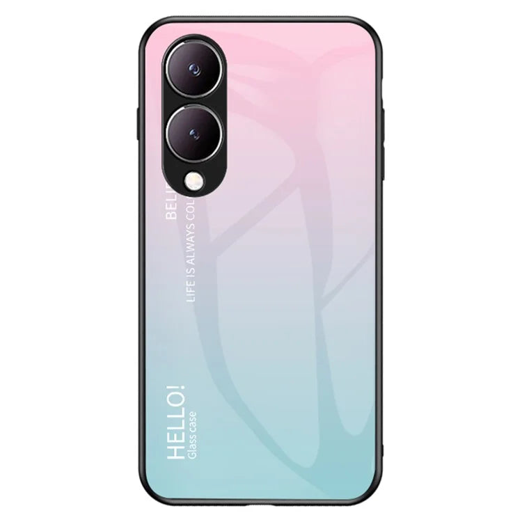 For vivo Y17s 4G Phone Case Anti-drop Gradient Phone Cover