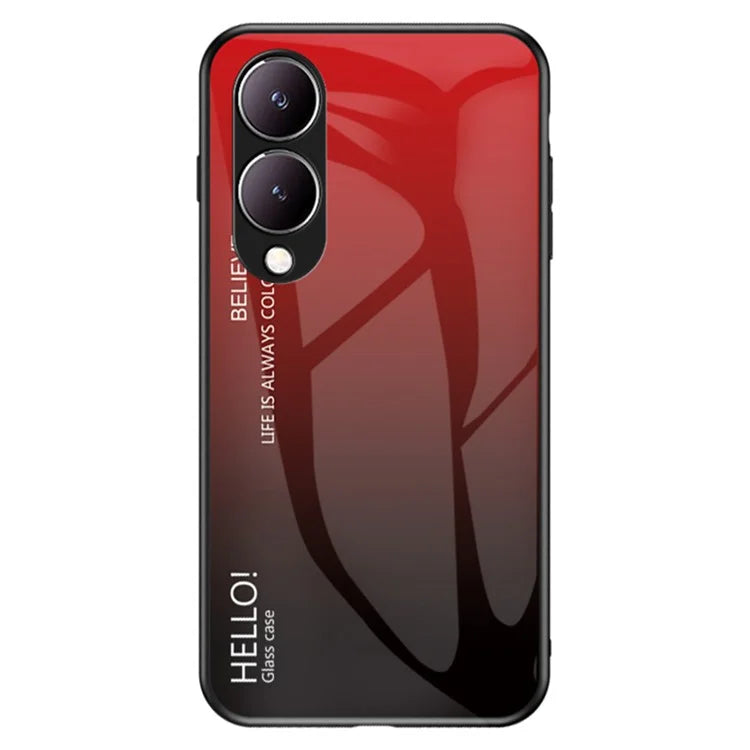 For vivo Y17s 4G Phone Case Anti-drop Gradient Phone Cover