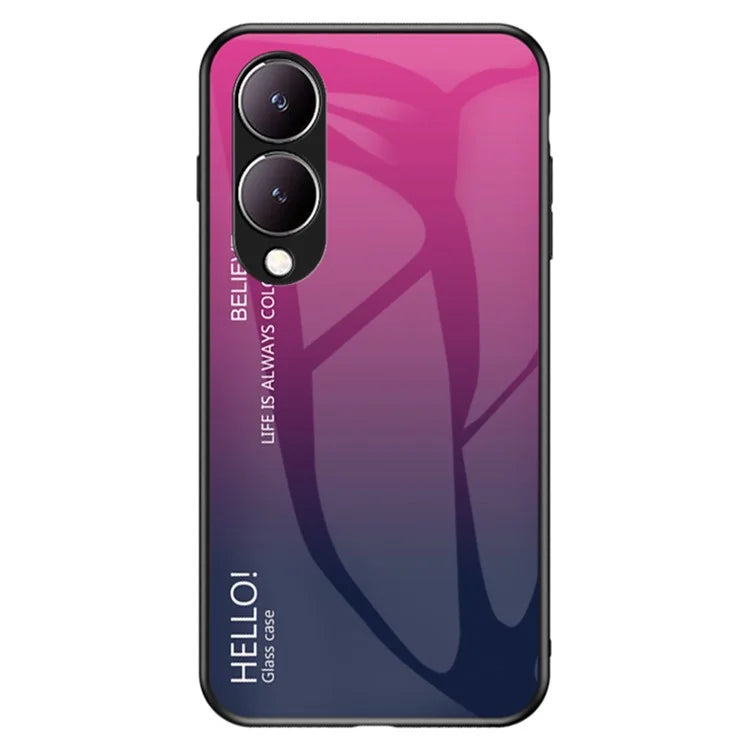 For vivo Y17s 4G Phone Case Anti-drop Gradient Phone Cover