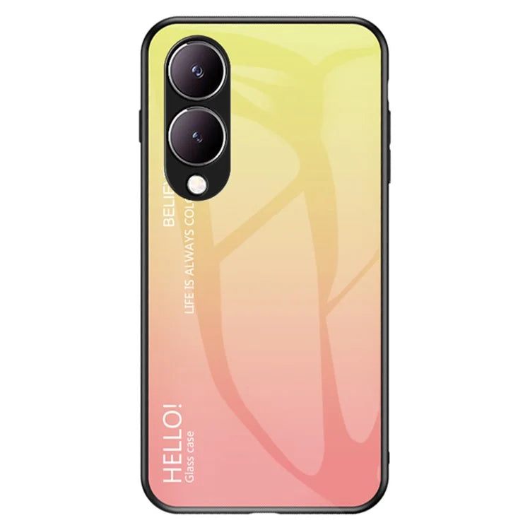 For vivo Y17s 4G Phone Case Anti-drop Gradient Phone Cover