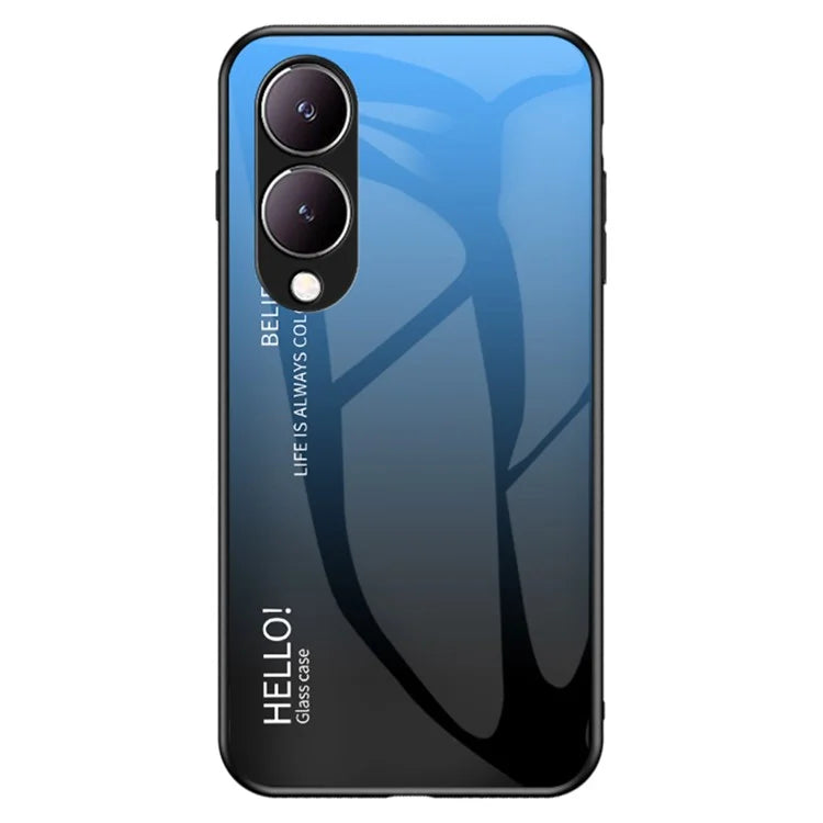 For vivo Y17s 4G Phone Case Anti-drop Gradient Phone Cover