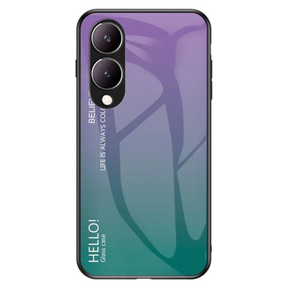 For vivo Y17s 4G Phone Case Anti-drop Gradient Phone Cover