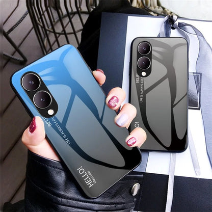 For vivo Y17s 4G Phone Case Anti-drop Gradient Phone Cover