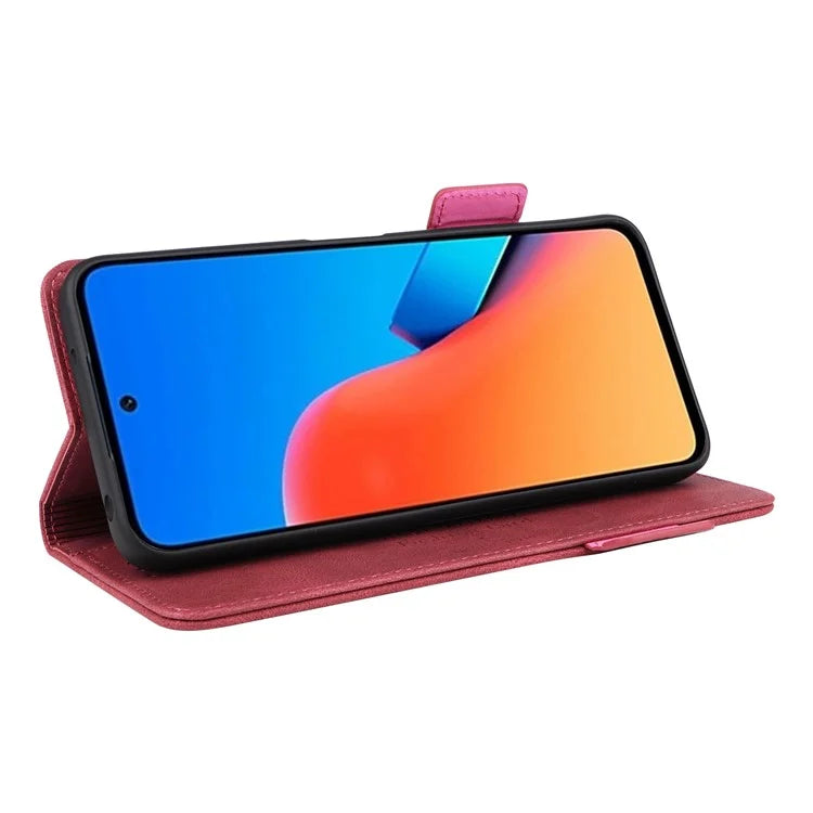 For Xiaomi Redmi 12 4G / 5G (Global) Case Hardware Decor PU Leather Wallet Phone Cover