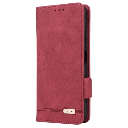 For Xiaomi Redmi 12 4G / 5G (Global) Case Hardware Decor PU Leather Wallet Phone Cover