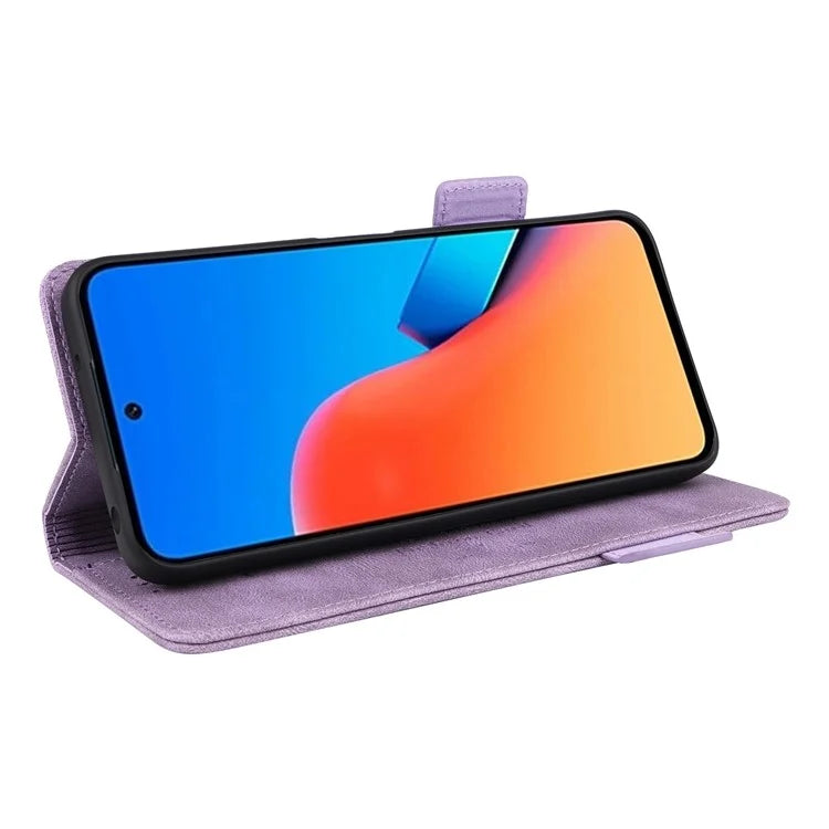 For Xiaomi Redmi 12 4G / 5G (Global) Case Hardware Decor PU Leather Wallet Phone Cover
