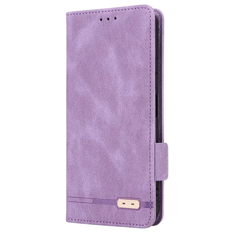 For Xiaomi Redmi 12 4G / 5G (Global) Case Hardware Decor PU Leather Wallet Phone Cover