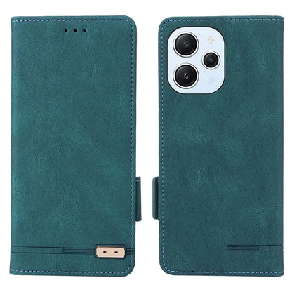 For Xiaomi Redmi 12 4G / 5G (Global) Case Hardware Decor PU Leather Wallet Phone Cover