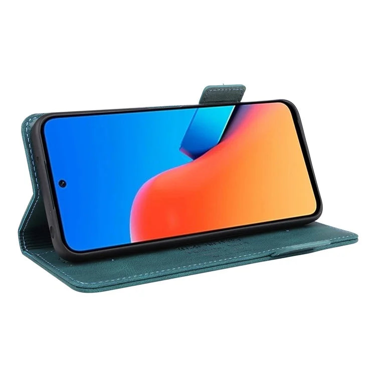 For Xiaomi Redmi 12 4G / 5G (Global) Case Hardware Decor PU Leather Wallet Phone Cover