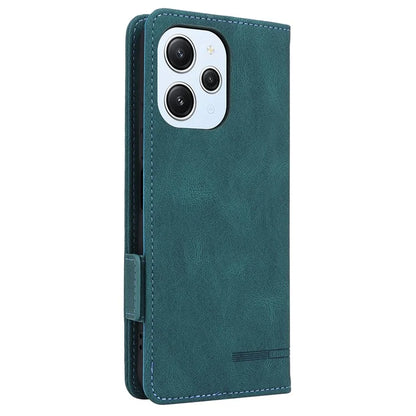 For Xiaomi Redmi 12 4G / 5G (Global) Case Hardware Decor PU Leather Wallet Phone Cover
