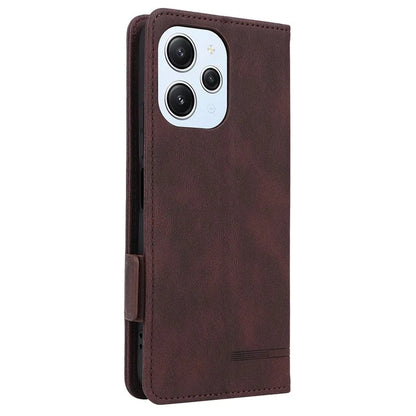 For Xiaomi Redmi 12 4G / 5G (Global) Case Hardware Decor PU Leather Wallet Phone Cover