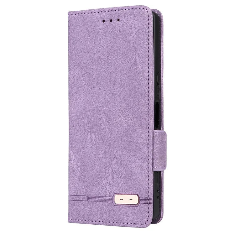 For Sony Xperia 5 V Case Hardware Decor PU Leather Stand Phone Cover