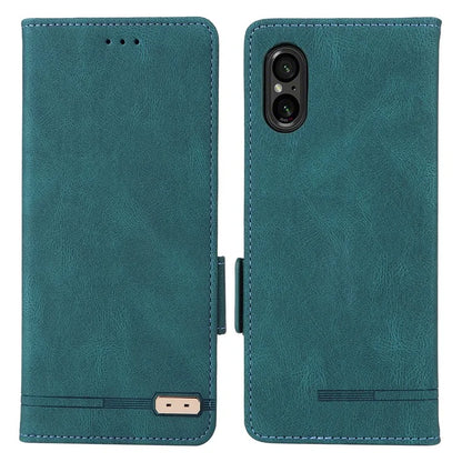 For Sony Xperia 5 V Case Hardware Decor PU Leather Stand Phone Cover