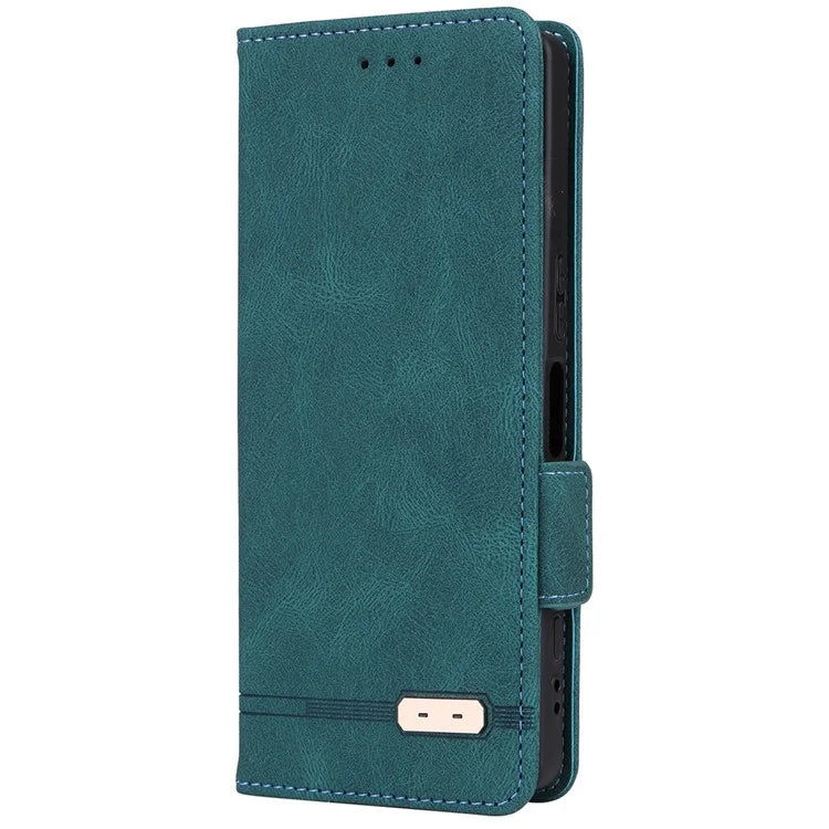 For Sony Xperia 5 V Case Hardware Decor PU Leather Stand Phone Cover