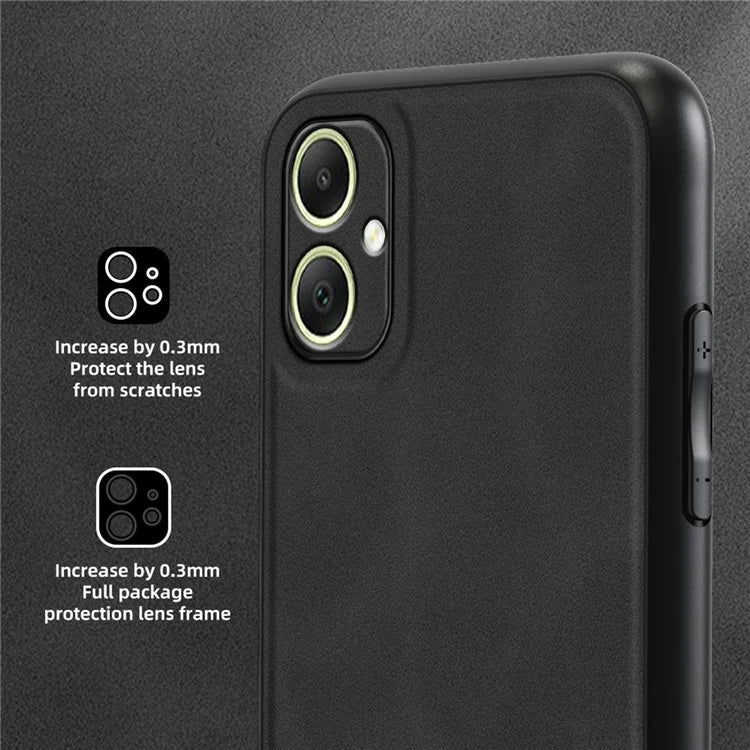 ANNYOJO For Samsung Galaxy A05 4G Case PU Leather+PC+TPU Mobile Phone Back Cover
