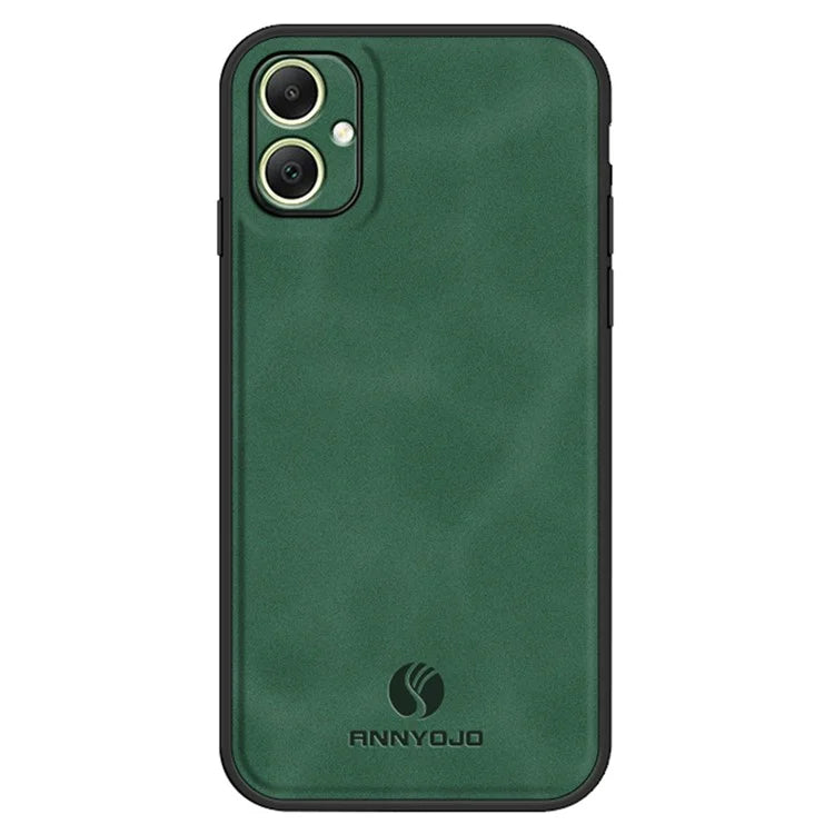 ANNYOJO For Samsung Galaxy A05 4G Case PU Leather+PC+TPU Mobile Phone Back Cover