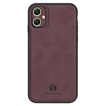 ANNYOJO For Samsung Galaxy A05 4G Case PU Leather+PC+TPU Mobile Phone Back Cover