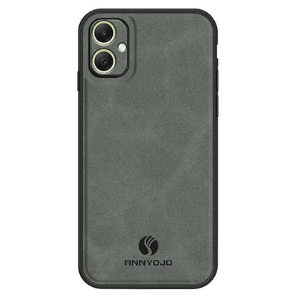 ANNYOJO For Samsung Galaxy A05 4G Case PU Leather+PC+TPU Mobile Phone Back Cover