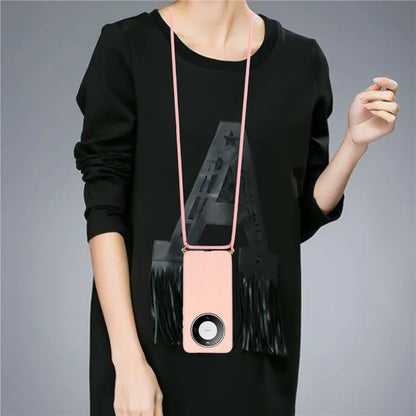 For Huawei Mate 60 Case Shockproof TPU+Wheat Straw Cell Phone Shell with Lanyard