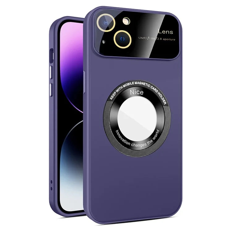 For iPhone 14 Plus Magnetic Case Compatible with MagSafe PC+TPU Phone Cover