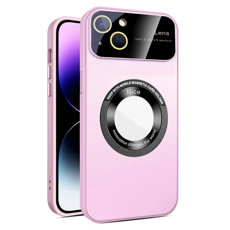 For iPhone 14 Plus Magnetic Case Compatible with MagSafe PC+TPU Phone Cover
